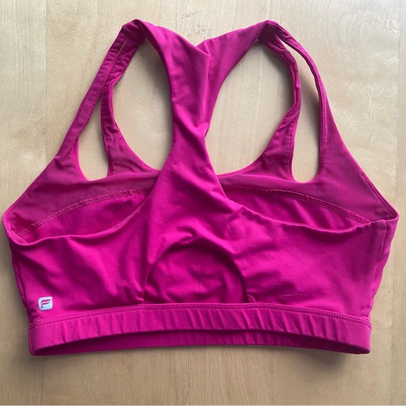 Fabletics Pink Racerback Sports Bra Intimates - Picture 2 of 3